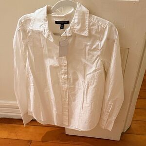 Banana Republic White Button Down Shirt